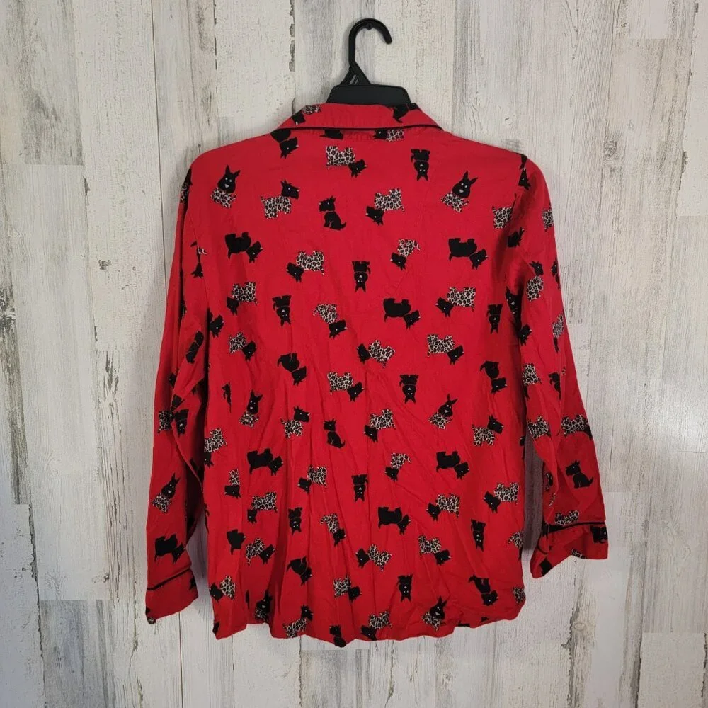 Adonna Women's Scottie Dog Pajama Set - Picture 4 of 8